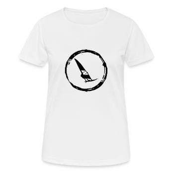 Planche à voile planche à voile Planche à voile - T-shirt respirant Femme - blanc - Devant - AI Model Female 172 dark (172cm)
