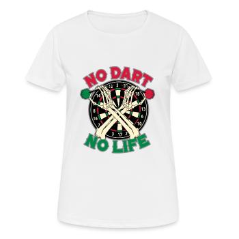 Darts Darts Darts Tournament Darts Darts Life Darts - Women's Breathable T-Shirt - white - Front - AI Model Female 172 dark (172cm)