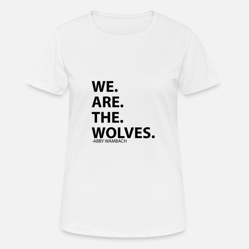 We Are The Wolves - Women's Breathable T-Shirt - white