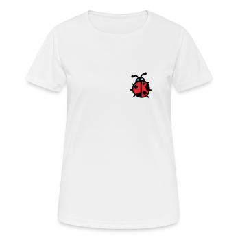 Marienkaefer Shirt süß und Zeitlos Tolles Geschenk - Frauen T-Shirt atmungsaktiv - Weiß - Vorne - AI Model Female 172 dark (172cm)