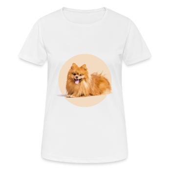 Rot Spitz - Frauen T-Shirt atmungsaktiv - Weiß - Vorne - AI Model Female 172 dark (172cm)