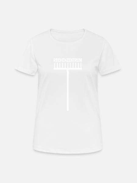 Rechenzentrum Gärtner - Frauen T-Shirt atmungsaktiv - Weiß