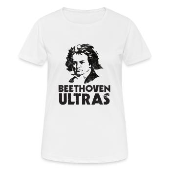 Beethoven Ultras Lustig Ludwig Geschenk Musik - Frauen T-Shirt atmungsaktiv - Weiß - Vorne - AI Model Female 172 dark (172cm)