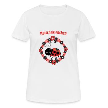Modschegiebchen Motschekiebchen Gift 0814 - Women's Breathable T-Shirt - white - Front - AI Model Female 172 dark (172cm)