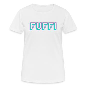 Fuffi Geburtstagsgeschenk zum 50. Geburtstag - Frauen T-Shirt atmungsaktiv - Weiß - Vorne - AI Model Female 172 dark (172cm)