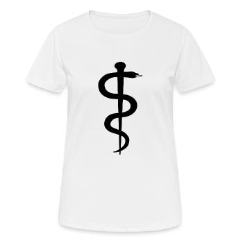 äskulapstab - Women's Breathable T-Shirt - white - Front - AI Model Female 172 dark (172cm)