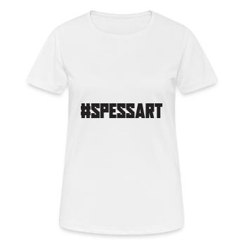 Spessart - T-shirt respirant Femme - blanc - Devant - AI Model Female 172 dark (172cm)