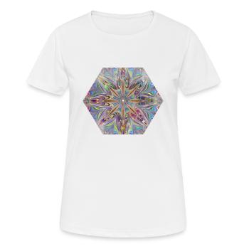 DMT, drugs, LSD, psychedelic, psytrance gift - Women's Breathable T-Shirt - white - Front - AI Model Female 172 dark (172cm)