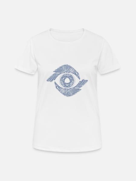 Odin Rabe Huginn Muninn ragnarok myther thor Geschenk - Frauen T-Shirt atmungsaktiv - Weiß