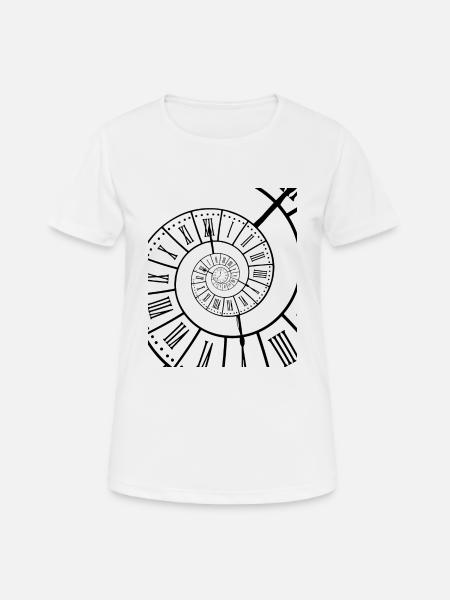 Time Travel Zeitreisen - Frauen T-Shirt atmungsaktiv - Weiß