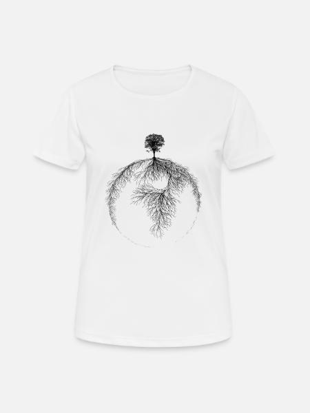 The world, an organism - Women's Breathable T-Shirt - white