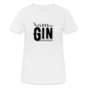 Gin lovers - Women's Breathable T-Shirt - white - Front - AI Model Female 172 dark (172cm)