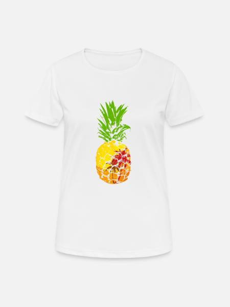 Pineapple Beach Pineapple - Women's Breathable T-Shirt - white