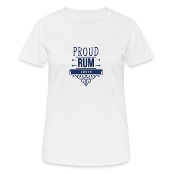 Trinker Trinken Rum Rum Liebhaber Alkohol Bar Suff - Frauen T-Shirt atmungsaktiv - Weiß - Vorne - AI Model Female 172 dark (172cm)