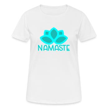 Namaste - Women's Breathable T-Shirt - white - Front - AI Model Female 172 dark (172cm)