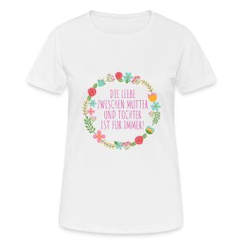 Mother Daughter Love - Women's Breathable T-Shirt - white - Front - AI Model Female 172 dark (172cm)