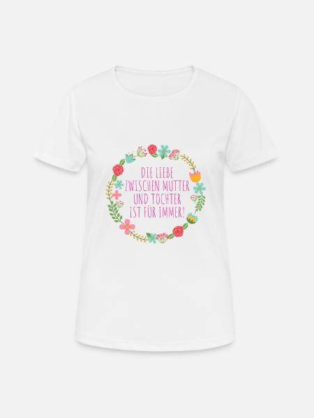 Mother Daughter Love - Women's Breathable T-Shirt - white