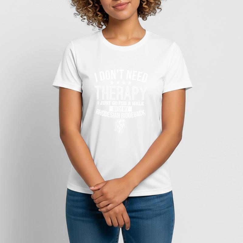 Rhodesian Ridgeback T-shirt respirant Femme