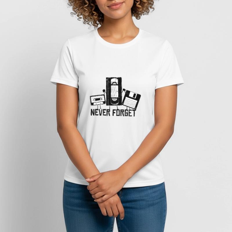 Never forget 90s 90s Never forget gift Women's Breathable T-Shirt