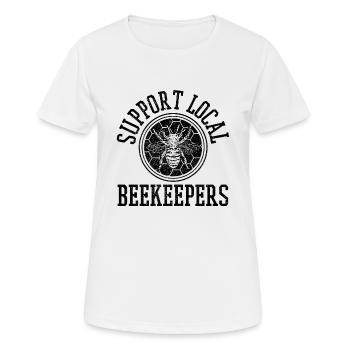 Imker - Frauen T-Shirt atmungsaktiv - Weiß - Vorne - AI Model Female 172 dark (172cm)