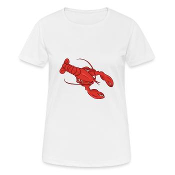 Homard - T-shirt respirant Femme - blanc - Devant - AI Model Female 172 dark (172cm)