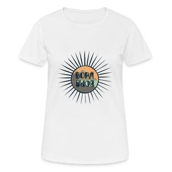 Bora Bora - Polynésie française - T-shirt respirant Femme - blanc - Devant - AI Model Female 172 dark (172cm)