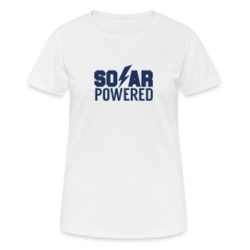 Énergie solaire énergie solaire énergie verte énergie solaire - T-shirt respirant Femme - blanc - Devant - AI Model Female 172 dark (172cm)
