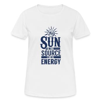 Solar Solar Energy Solar Solar Power Green Power - Women's Breathable T-Shirt - white - Front - AI Model Female 172 dark (172cm)