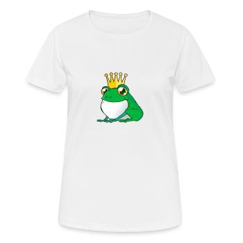 Sweet Frog Prince - Frog Prince Comic - Women's Breathable T-Shirt - white - Front - AI Model Female 172 dark (172cm)