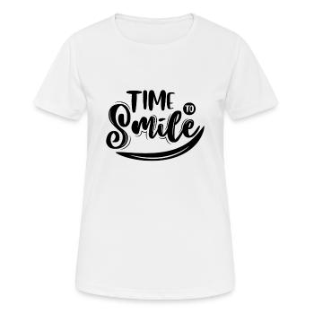 Lucky Quote - Women's Breathable T-Shirt - white - Front - AI Model Female 172 dark (172cm)