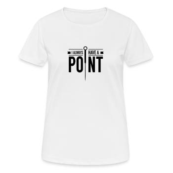 Acupuncture Needle Needle Prick Practice Acupunctureist - Women's Breathable T-Shirt - white - Front - AI Model Female 172 dark (172cm)