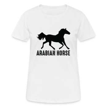 Arabian Horse Shirt · Horse · Gift - Women's Breathable T-Shirt - white - Front - AI Model Female 172 dark (172cm)