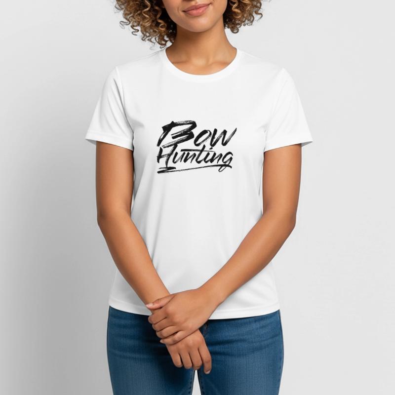 Bogen Bogenjäger Pfeil Bogenschießen Bogenjagd Frauen T-Shirt atmungsaktiv