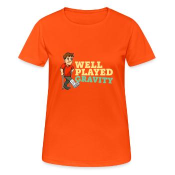 Broken Foot Bone Leg Ankle Gift - Women's Breathable T-Shirt - neon orange - Front - AI Model Female 172 dark (172cm)