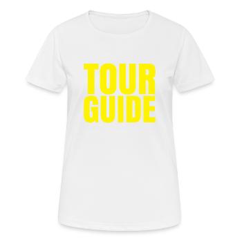 Guide touristique - T-shirt respirant Femme - blanc - Devant - AI Model Female 172 dark (172cm)