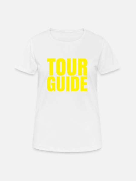 Tour Guide - Women's Breathable T-Shirt - white