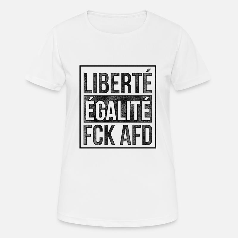 FCK AFD Anit AFD - Women's Breathable T-Shirt - white