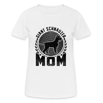 Riesenschnauzer Schnauzer - Frauen T-Shirt atmungsaktiv - Weiß - Vorne - AI Model Female 172 dark (172cm)