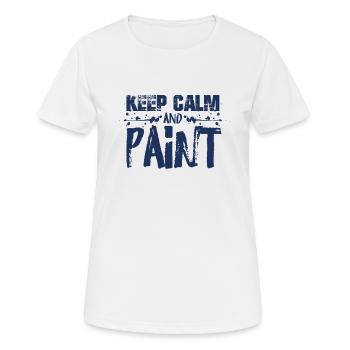 Painter Painting Painter Painter Team - Women's Breathable T-Shirt - white - Front - AI Model Female 172 dark (172cm)