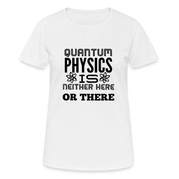 Quantum physics physics - Women's Breathable T-Shirt - white - Front - AI Model Female 172 dark (172cm)