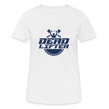 Deadlift Gym Lève-croisière Deadlift Deadlifts - T-shirt respirant Femme - blanc - Devant - AI Model Female 172 dark (172cm)