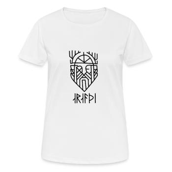 Courage - Nordic runes - Women's Breathable T-Shirt - white - Front - AI Model Female 172 dark (172cm)