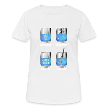 Funny Oboist Music Orchestra Music Musician - Frauen T-Shirt atmungsaktiv - Weiß - Vorne - AI Model Female 172 dark (172cm)