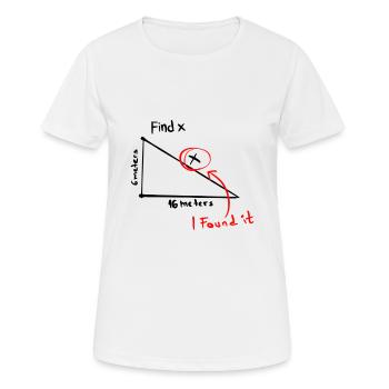 FIND XI FOUND IT GIFT IDEA - Women's Breathable T-Shirt - white - Front - AI Model Female 172 dark (172cm)