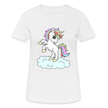 Licornes licornes - T-shirt respirant Femme - blanc - Devant - AI Model Female 172 dark (172cm)