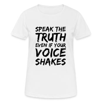 Anarchist Anarchism Anarchy Truth Black - Women's Breathable T-Shirt - white - Front - AI Model Female 172 dark (172cm)