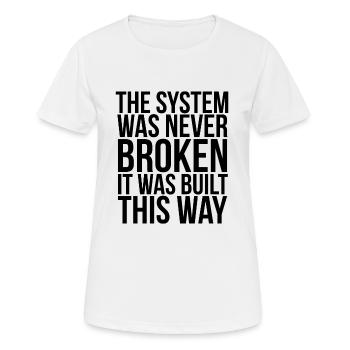 Anarchiste Anarchisme Anarchie Proverbes Cassé - T-shirt respirant Femme - blanc - Devant - AI Model Female 172 dark (172cm)