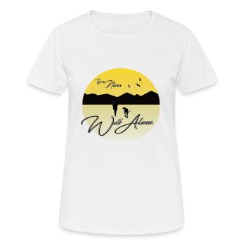 You Never Walk Alone Dog Hund - Women's Breathable T-Shirt - white - Front - AI Model Female 172 dark (172cm)