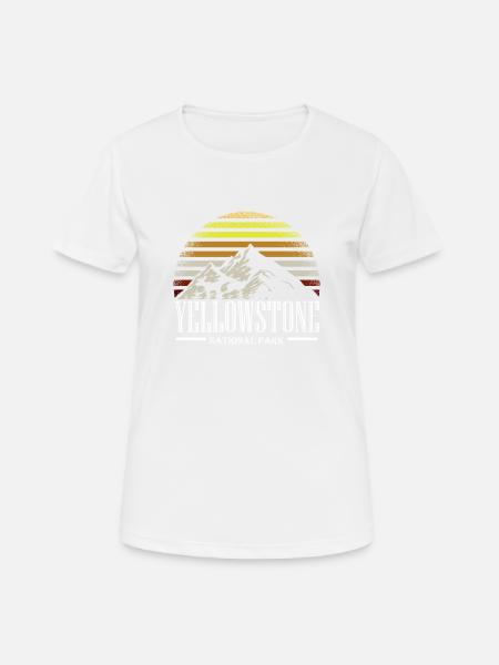 Yellowstone National Park - Women's Breathable T-Shirt - white