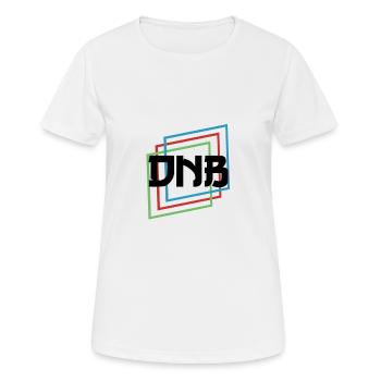 Drum And Bass Festival Idée cadeau - T-shirt respirant Femme - blanc - Devant - AI Model Female 172 dark (172cm)